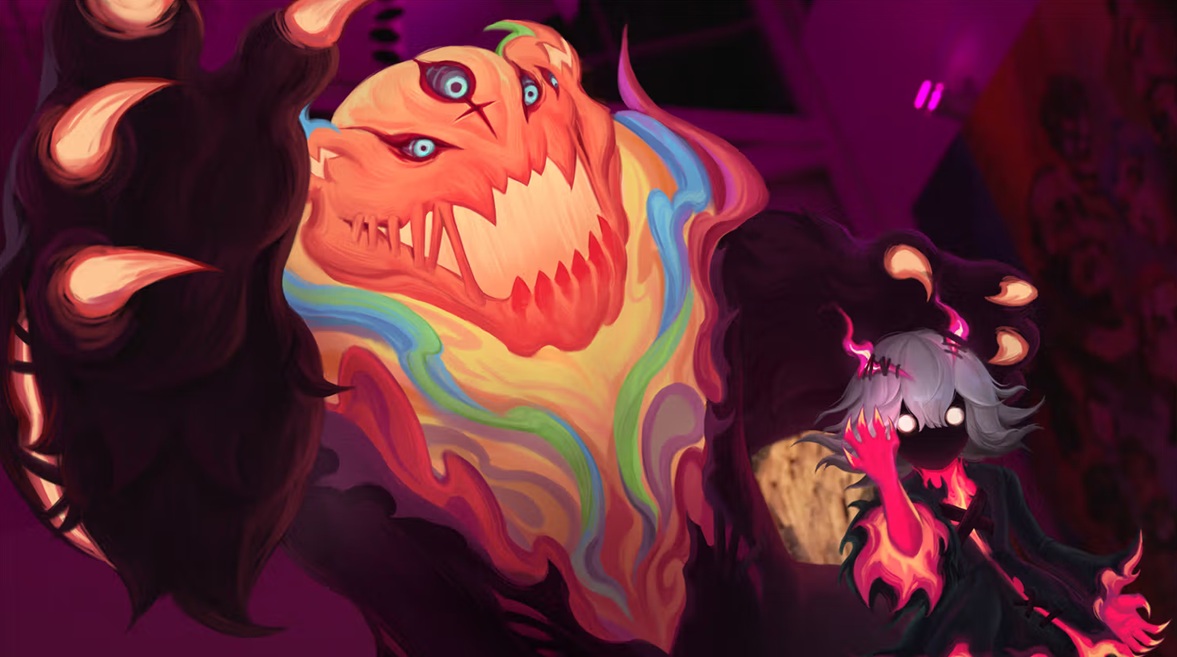 Imagen que muestra a Annie con su skin pandemonium