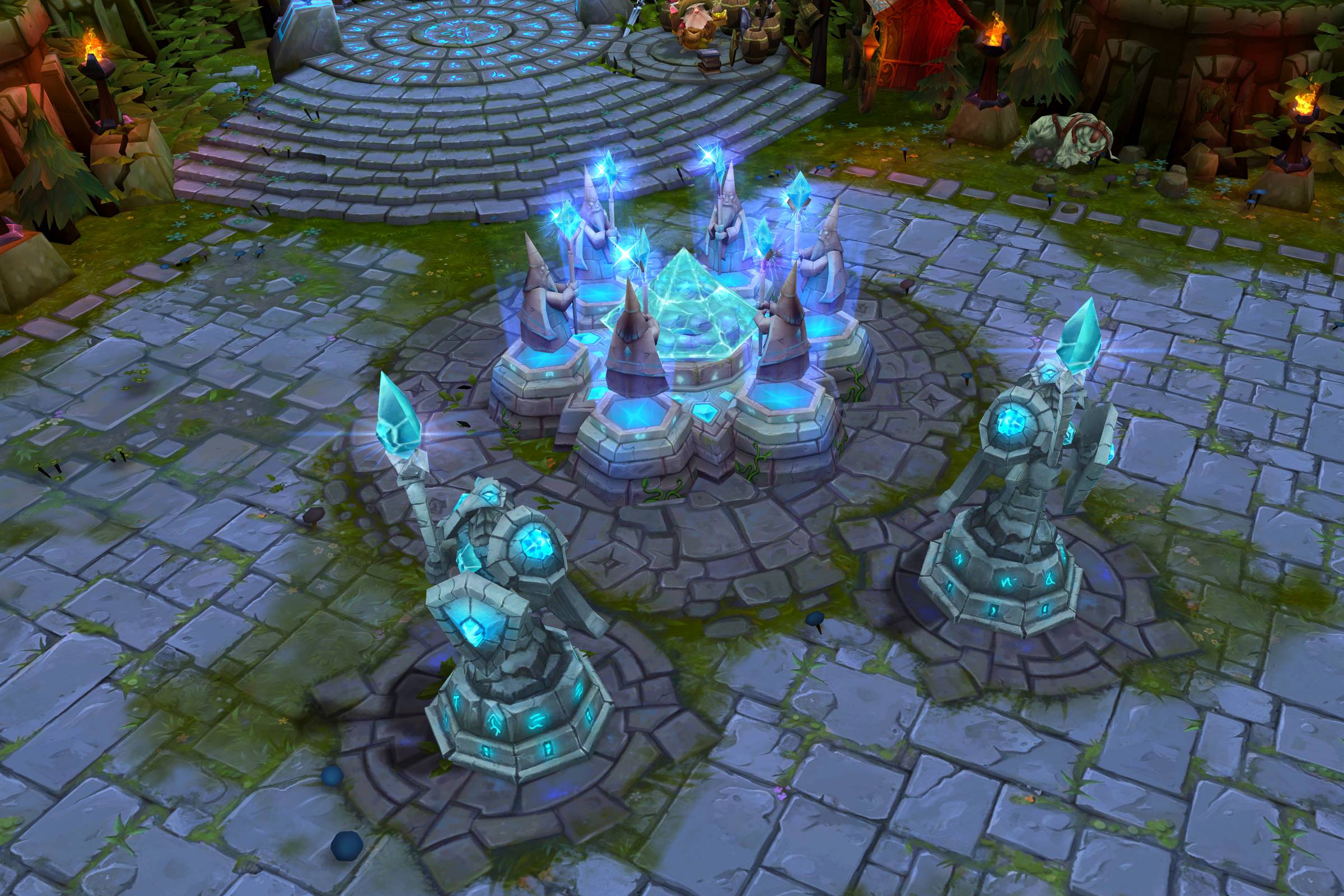 imagen que muestra al league of legends en su versión antigua