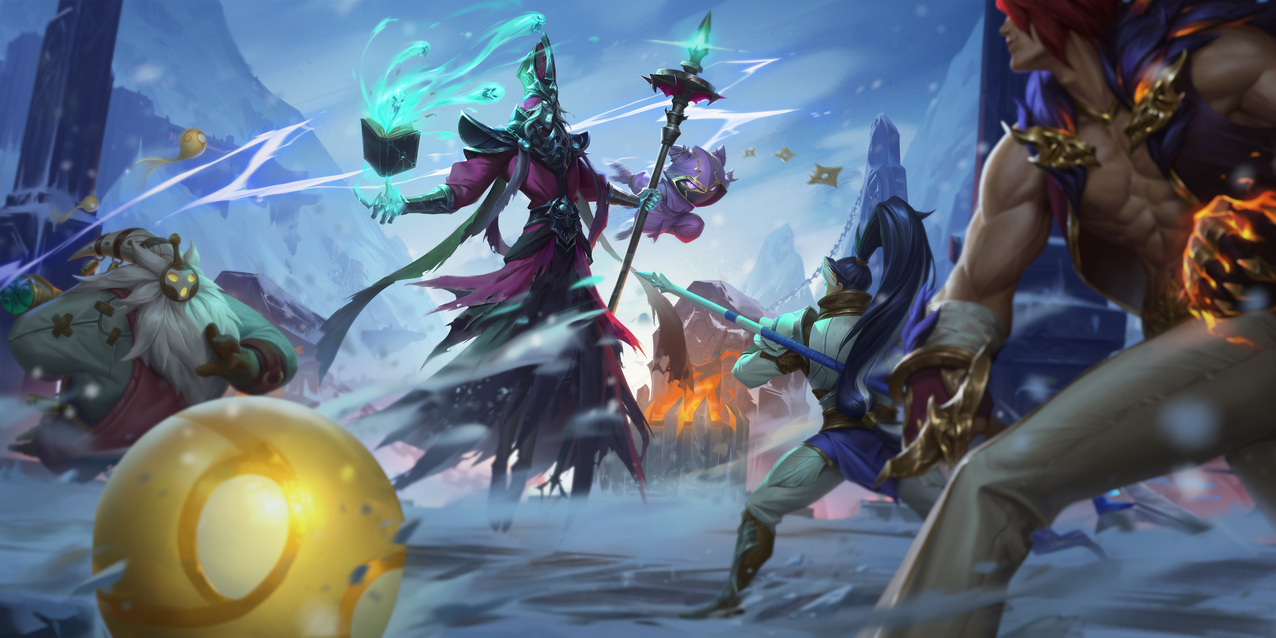 imagen que muestra a Kartus en el nuevo evento de ARAM Mayhem